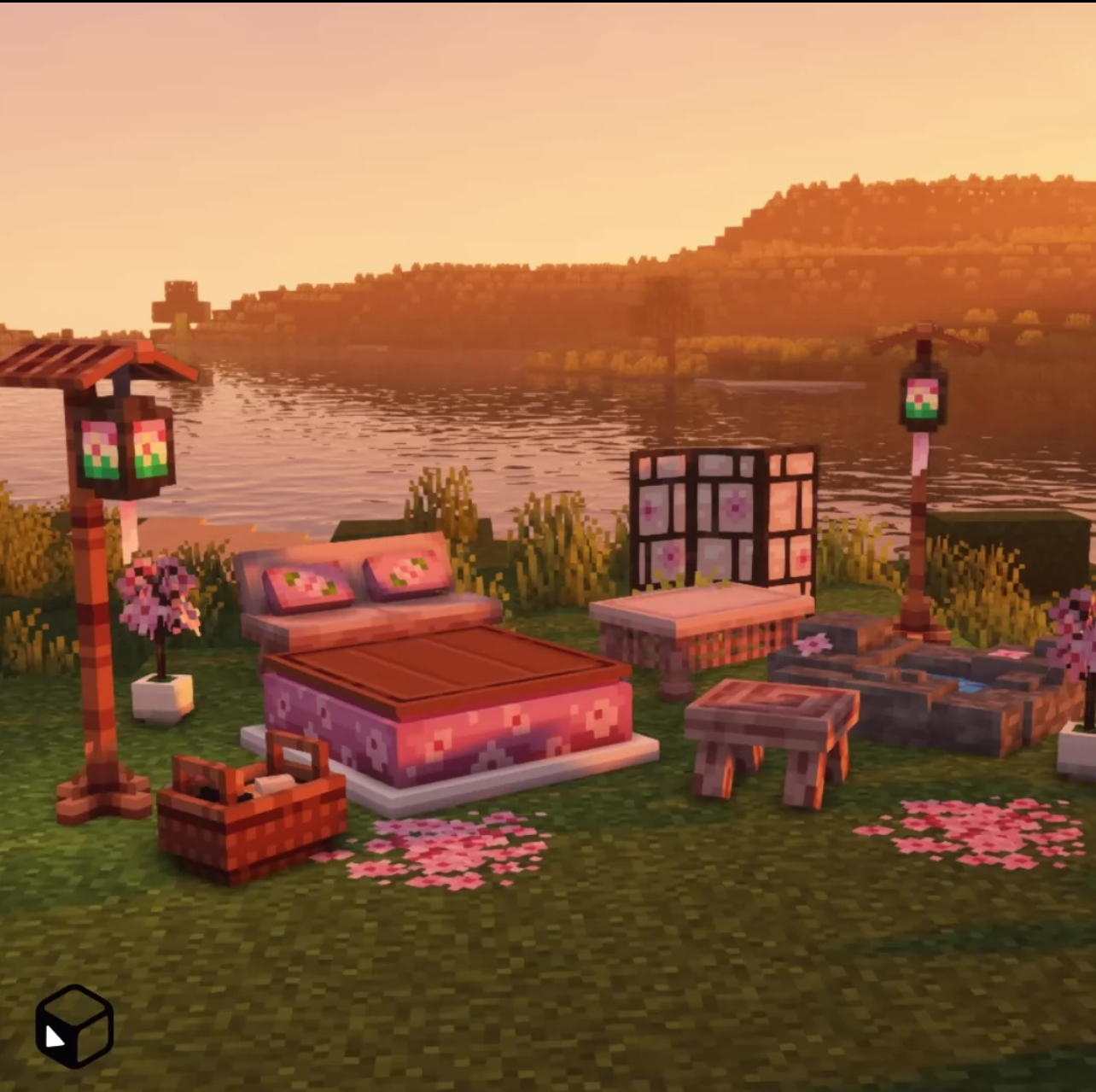 我的世界家具模型 - 樱花家具-方块星球 - 我的世界论坛