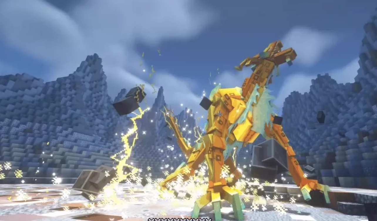 我的世界生物模型 - 雷龙-方块星球 - 我的世界论坛