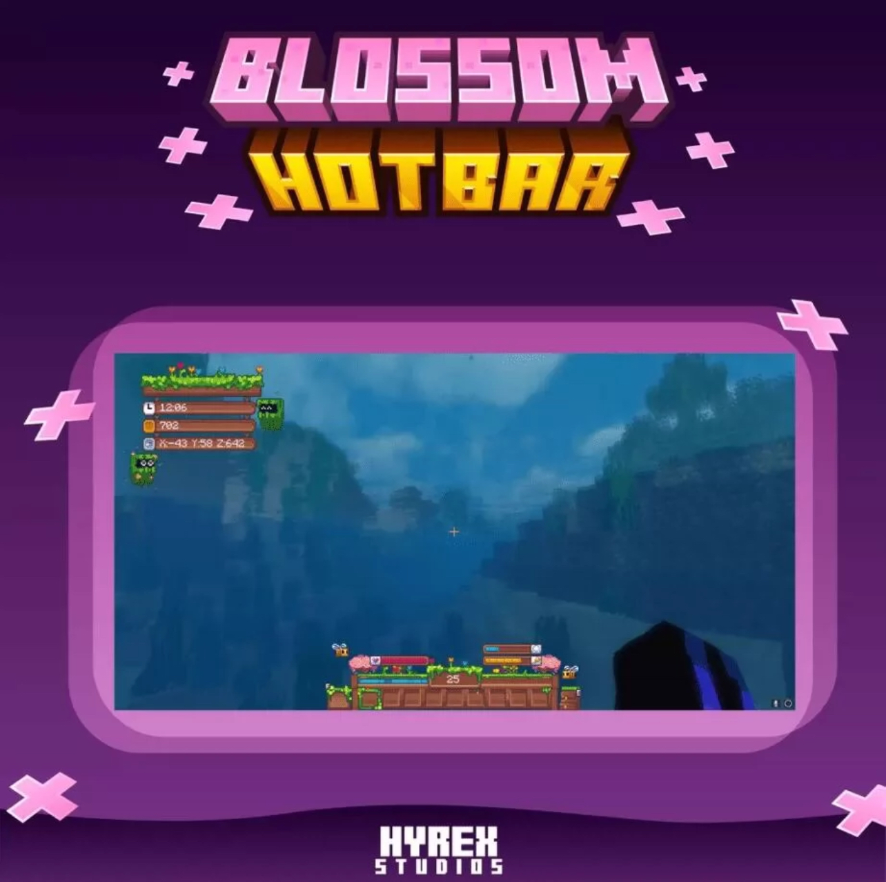 我的世界材质贴图 - 春季HUD包-方块星球 - 我的世界论坛