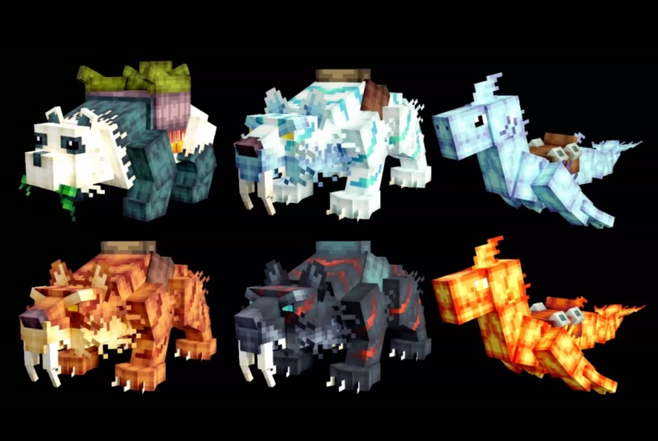 我的世界装饰模型 - 坐骑包 [第1卷]-方块星球 - 我的世界论坛