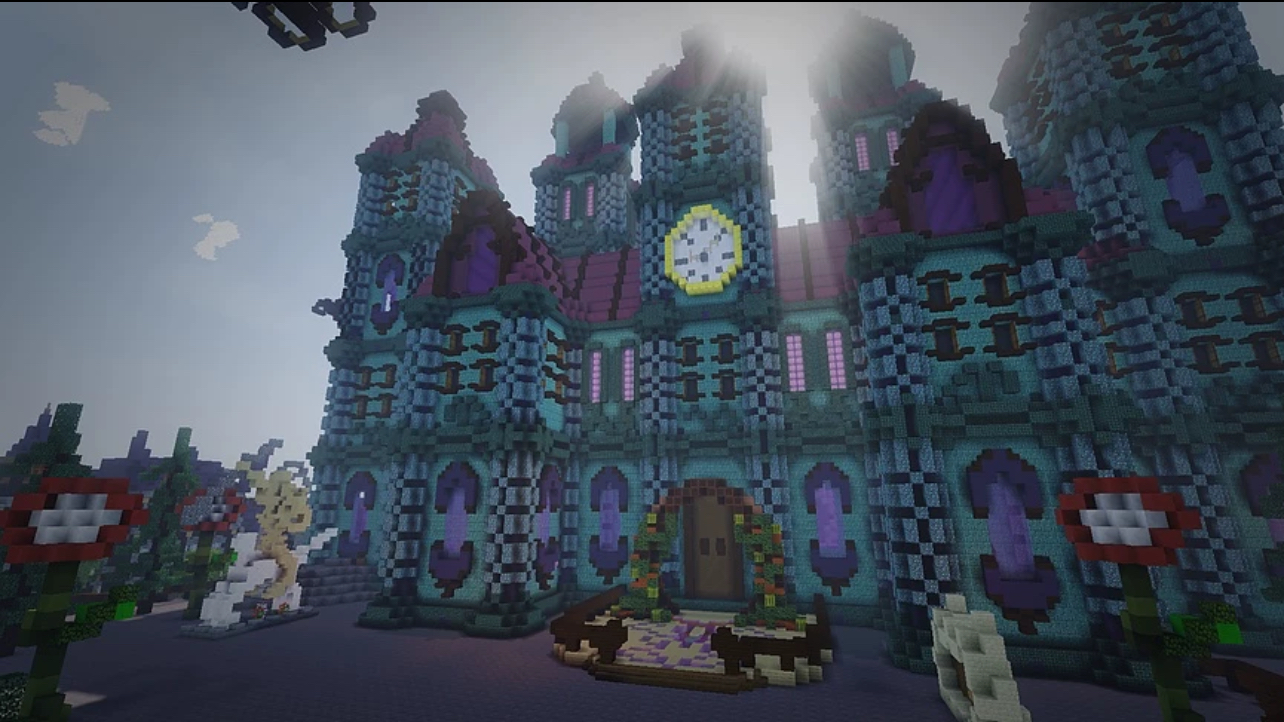 我的世界地图 - 紫龙宫殿 [ 主城 / 副本 / 活动 ]-方块星球 - 我的世界论坛