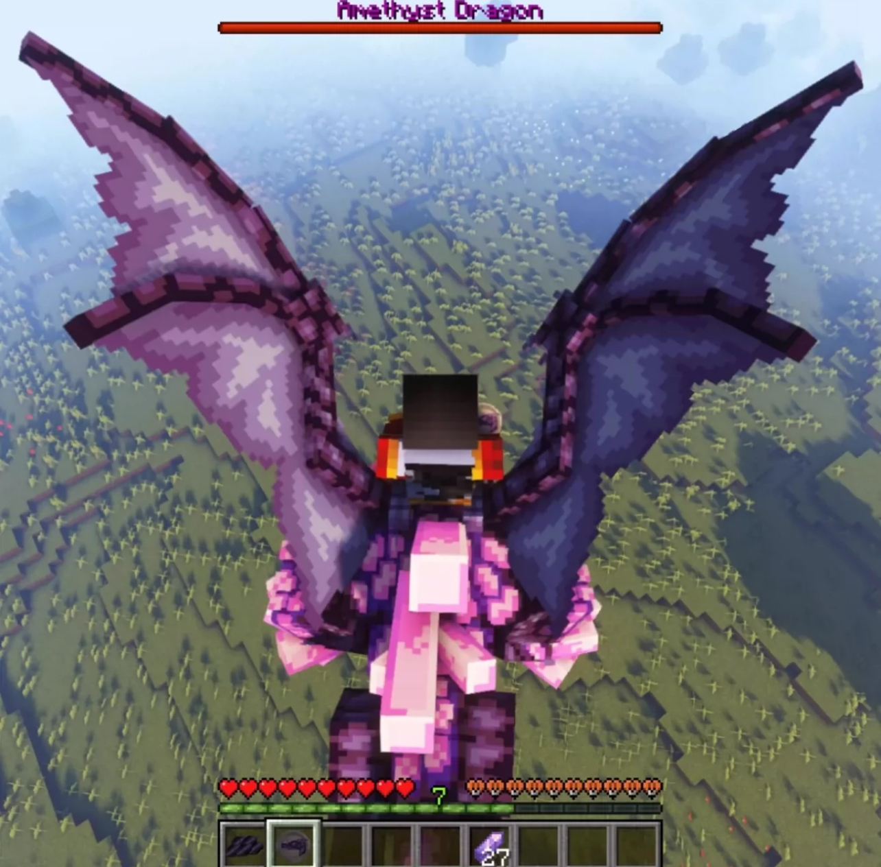 我的世界生物模型 - 紫水晶龙-方块星球 - 我的世界论坛