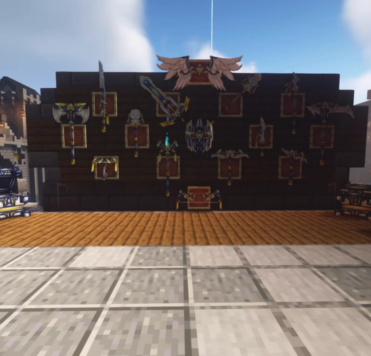 我的世界装备模型 - 女武神套装-方块星球 - 我的世界论坛