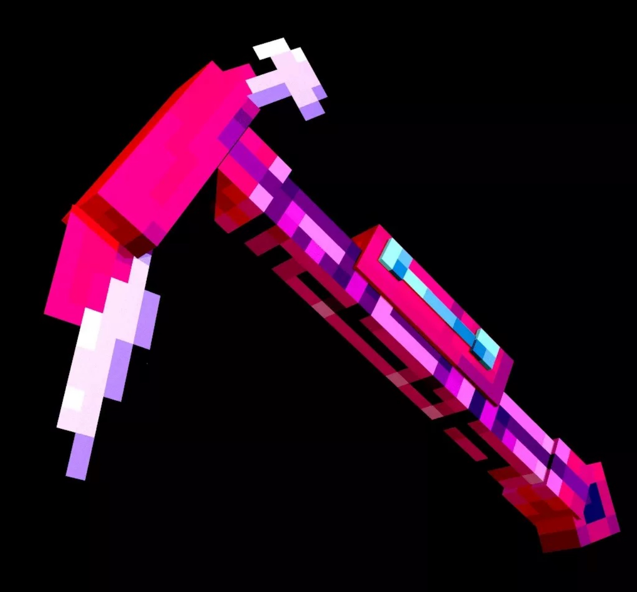 我的世界装备模型 - 宇宙镐-方块星球 - 我的世界论坛