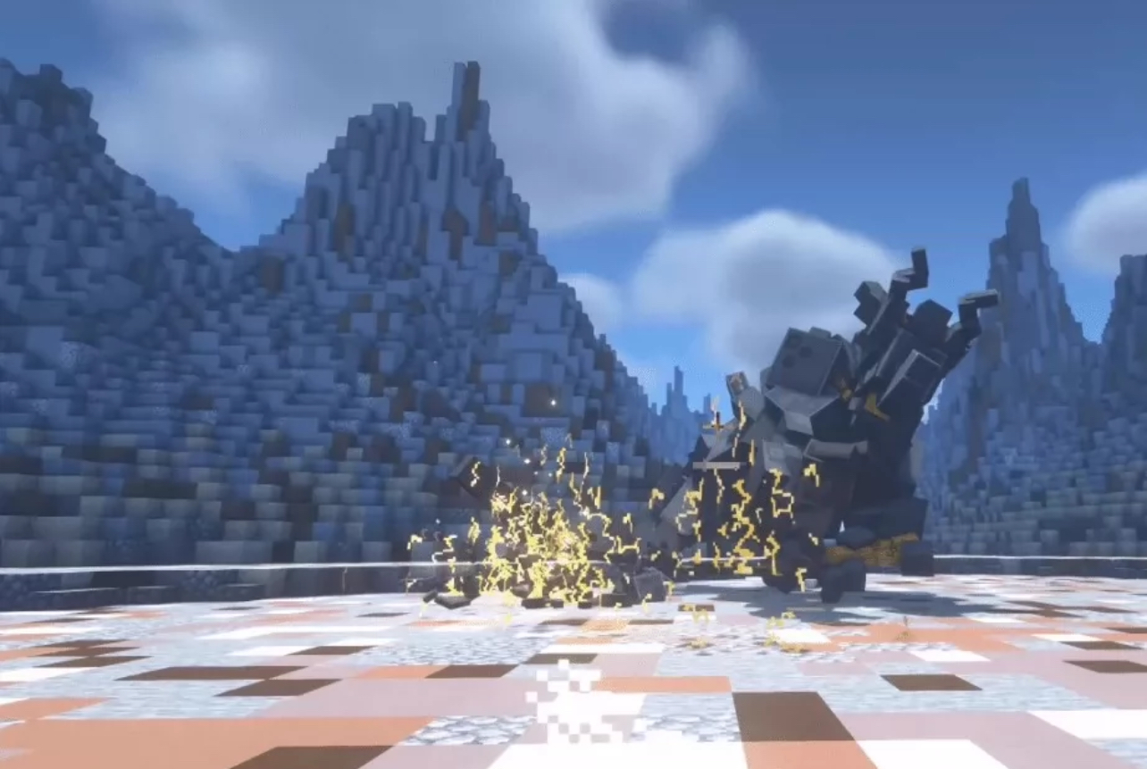 我的世界生物模型 - 雷龙-方块星球 - 我的世界论坛