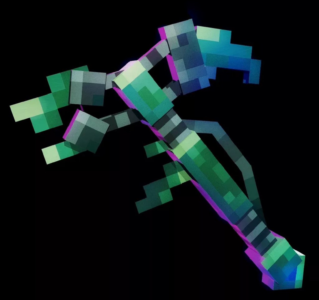 我的世界装备模型 - 宇宙镐-方块星球 - 我的世界论坛