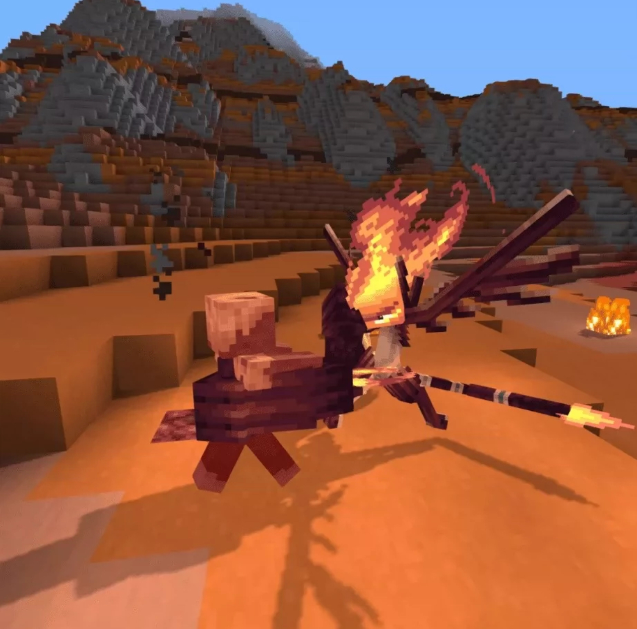 我的世界生物模型 - 火焰元素-方块星球 - 我的世界论坛