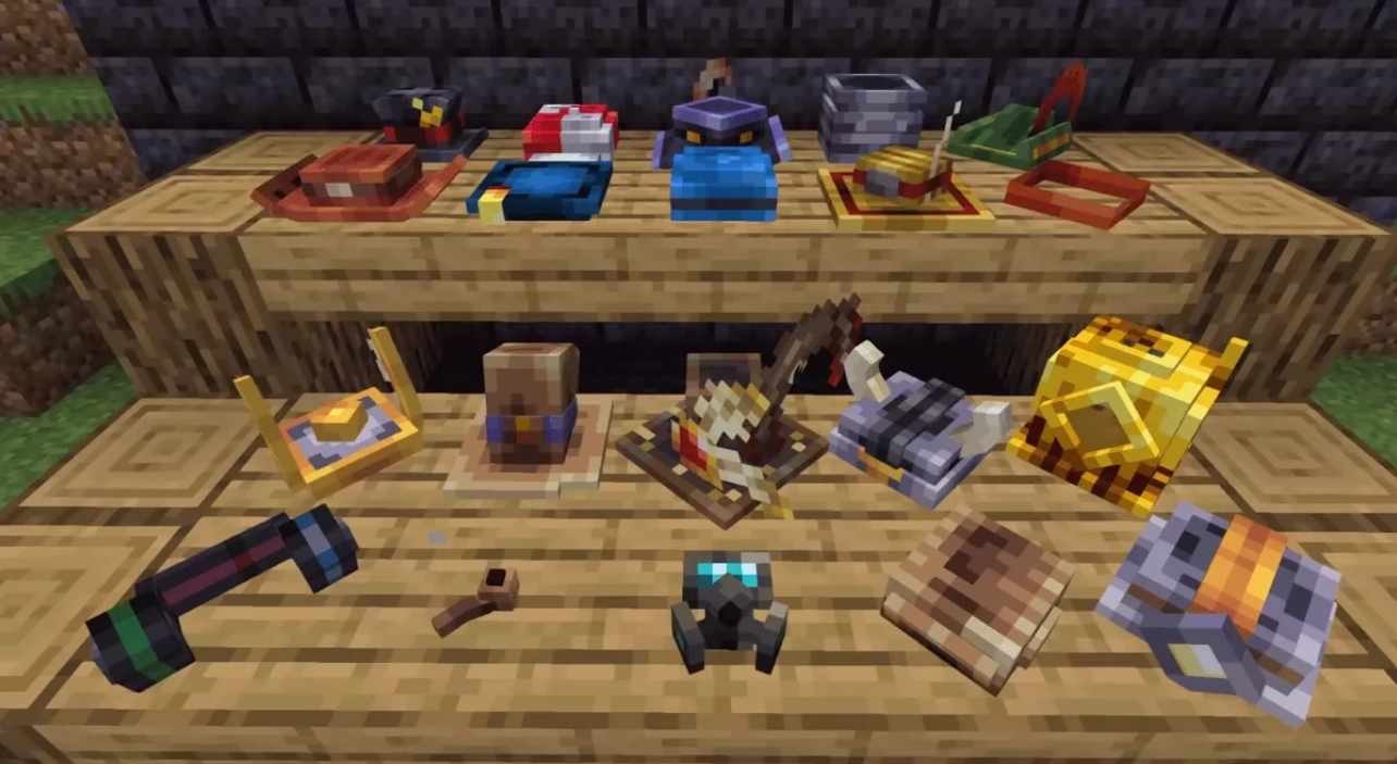 我的世界装备模型 - 帽子包-方块星球 - 我的世界论坛