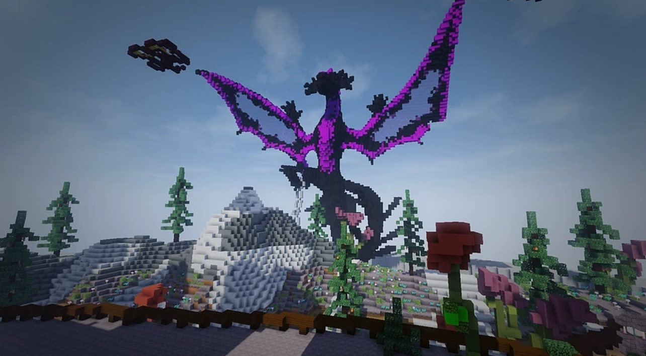 我的世界地图 - 紫龙宫殿 [ 主城 / 副本 / 活动 ]-方块星球 - 我的世界论坛