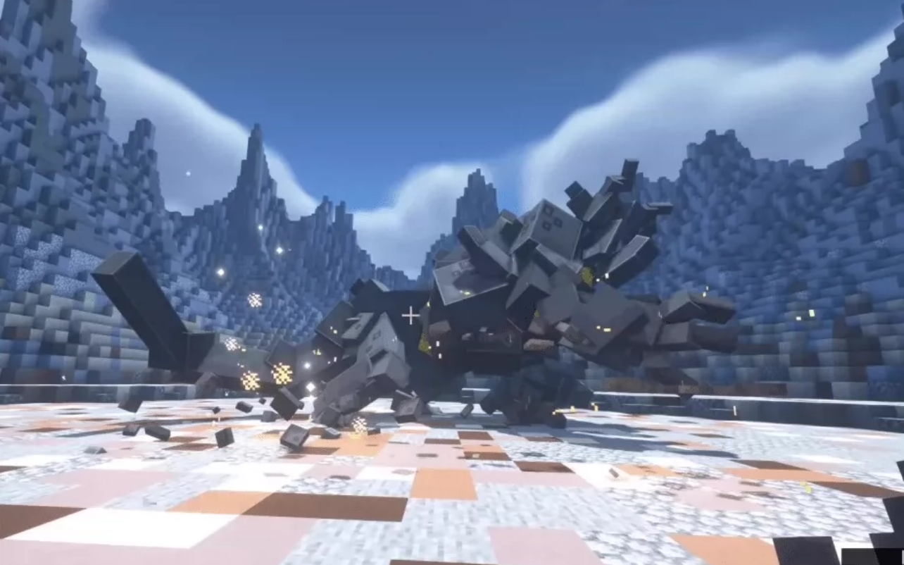 我的世界生物模型 - 雷龙-方块星球 - 我的世界论坛