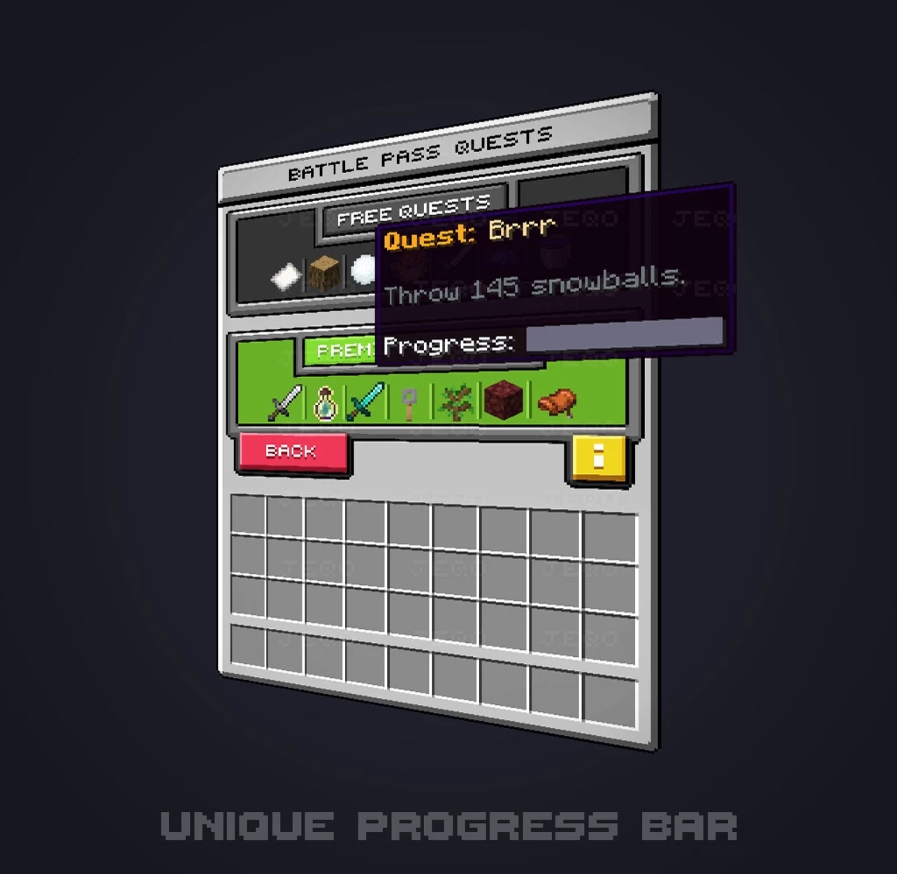 我的世界贴图界面 - 战斗通行证界面-方块星球 - 我的世界论坛