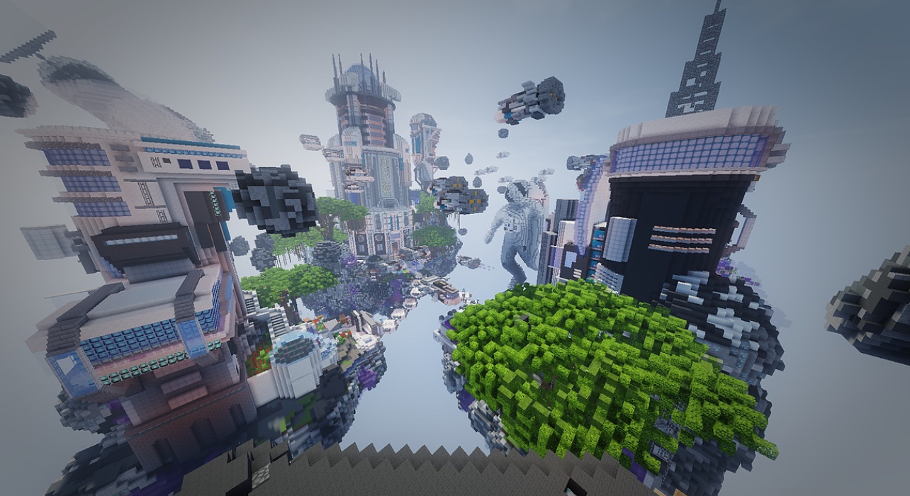 我的世界地图 - 太空港 [ 科技 / 副本 / PVP / 火箭 ]-方块星球 - 我的世界论坛