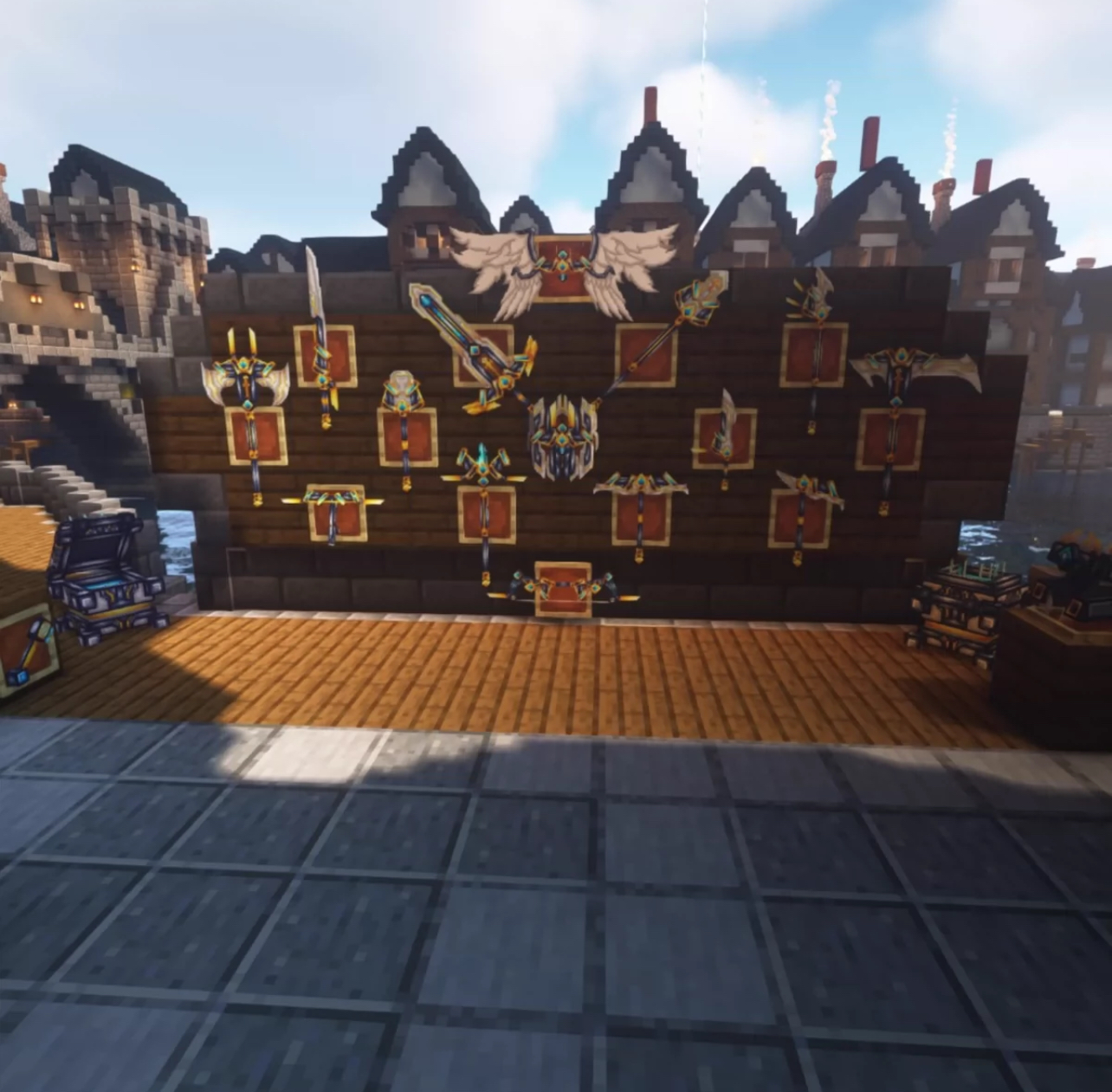 我的世界装备模型 - 女武神套装-方块星球 - 我的世界论坛