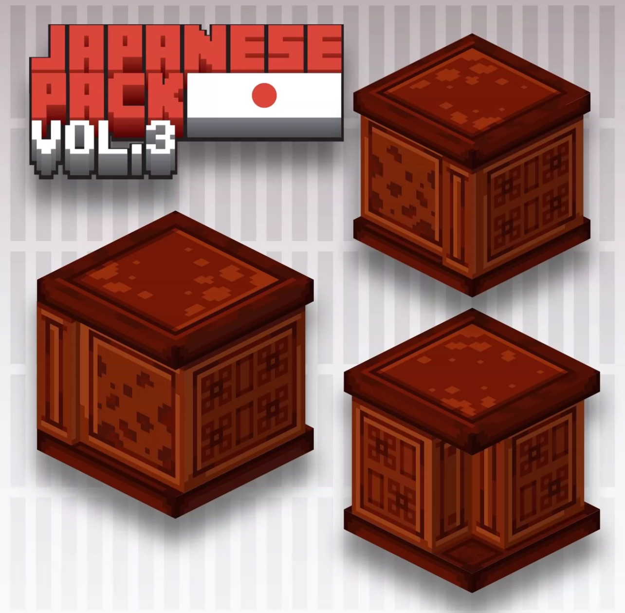 我的世界家具模型 - 日本装饰包 [第3卷]-方块星球 - 我的世界论坛