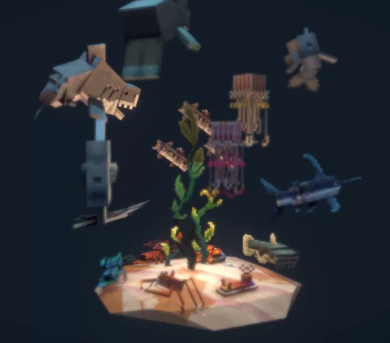 我的世界生物模型 - 海洋生物包 [第1卷]-方块星球 - 我的世界论坛