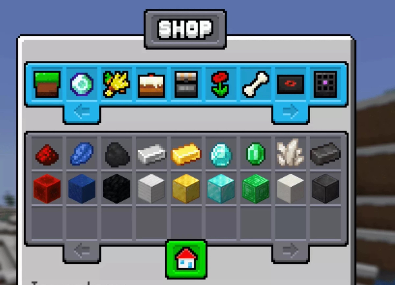 我的世界界面贴图 - 商店-方块星球 - 我的世界论坛