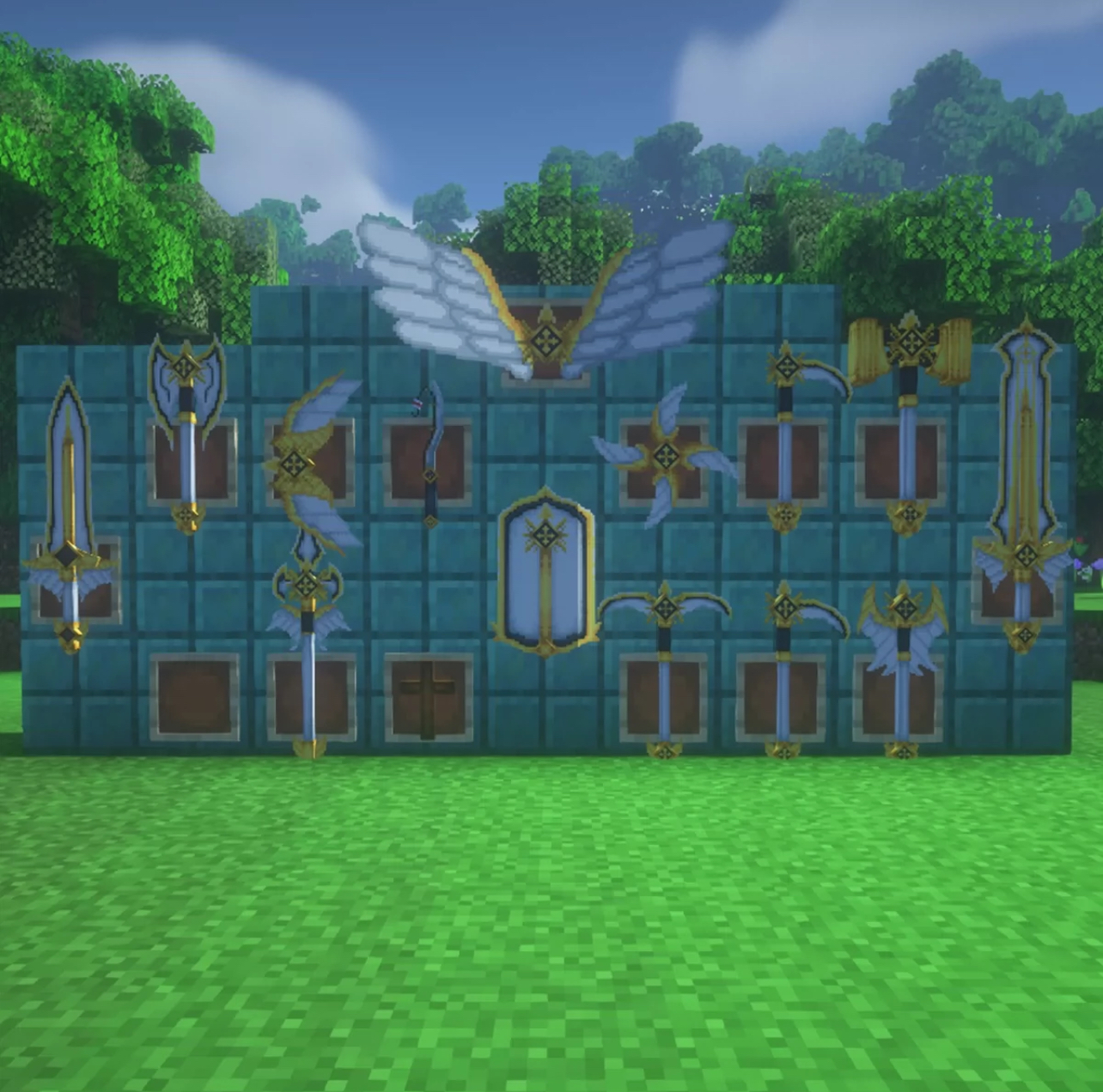 我的世界装备模型 - 圣骑士套装-方块星球 - 我的世界论坛