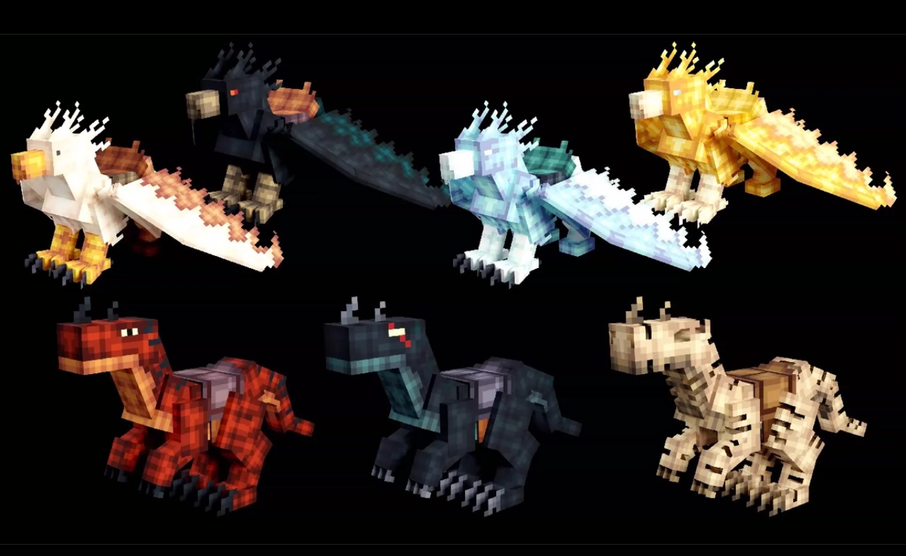 我的世界装饰模型 - 坐骑包 [第3卷]-方块星球 - 我的世界论坛