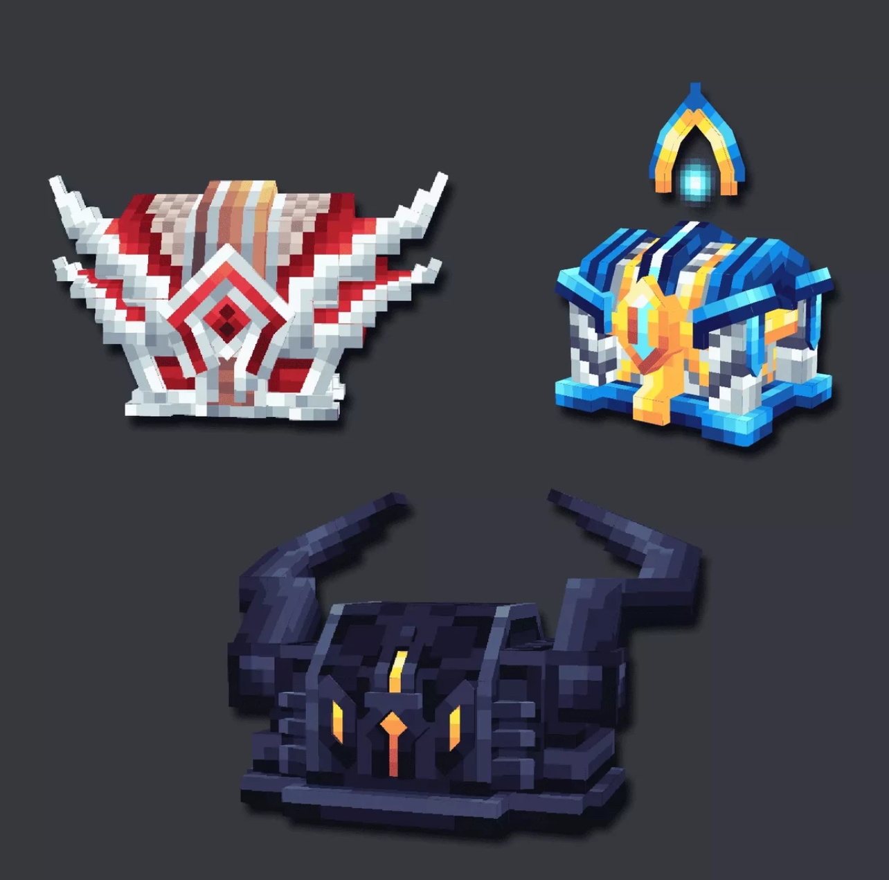 我的世界装饰模型 - 宝箱和钥匙 [龙核适配]-方块星球 - 我的世界论坛