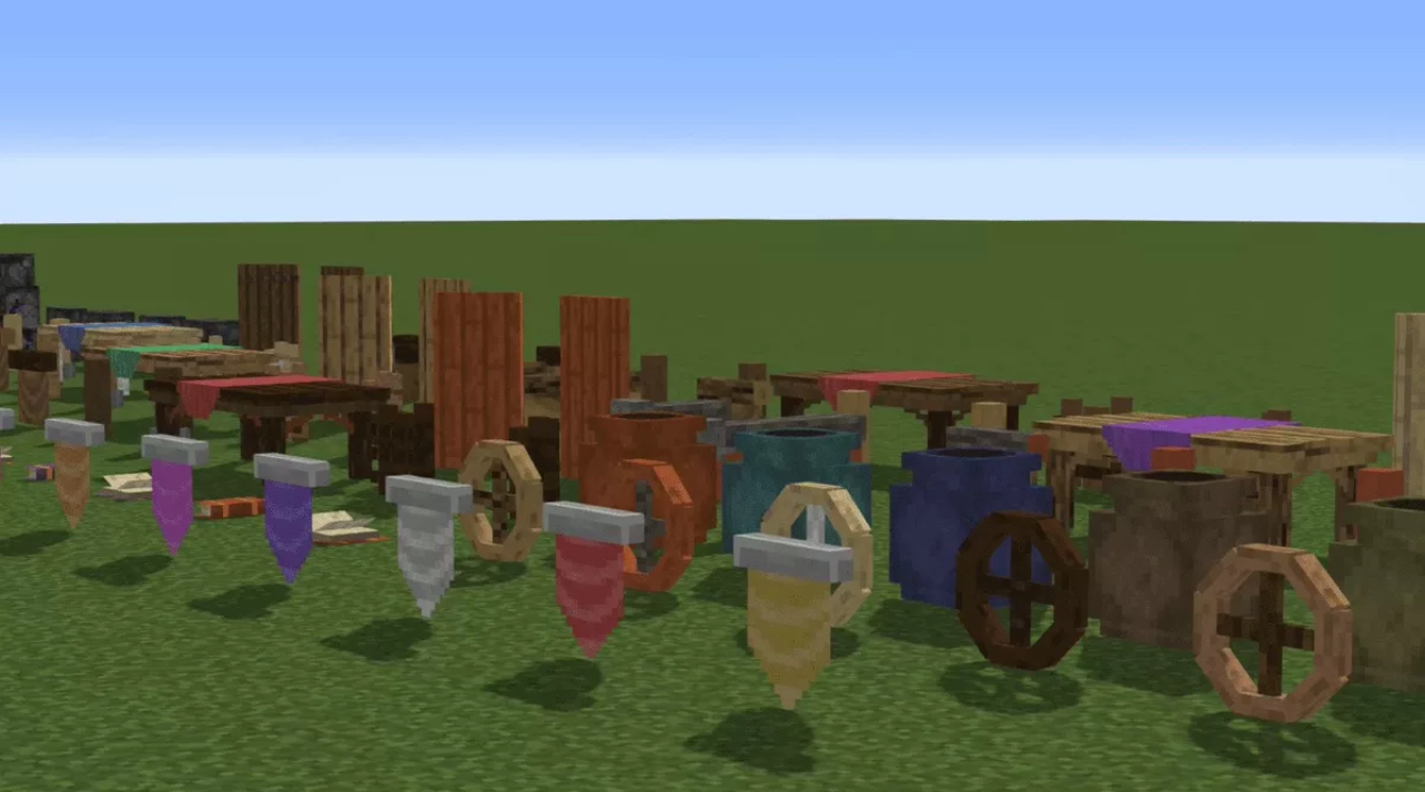 我的世界装饰模型 - 中世纪包-方块星球 - 我的世界论坛