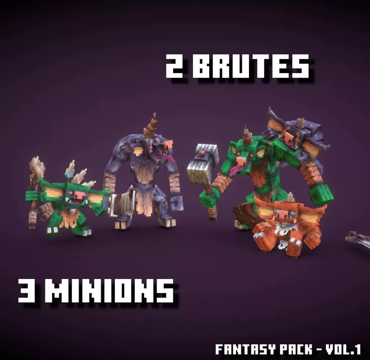 我的世界生物模型 - 幻想包-方块星球 - 我的世界论坛