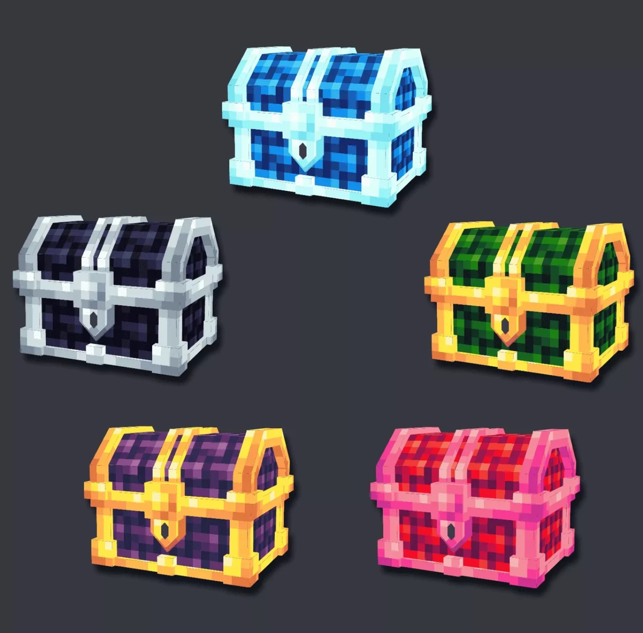 我的世界装饰模型 - 宝箱和钥匙 [龙核适配]-方块星球 - 我的世界论坛