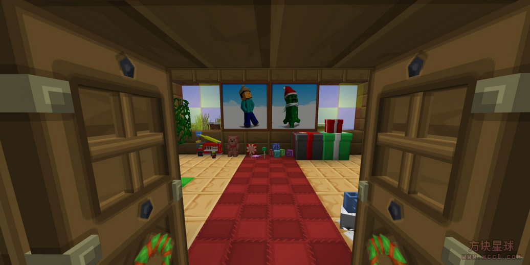 XmasBDcraft材质包：圣诞节主题的《我的世界》卡通欢乐装扮！-方块星球 - 我的世界论坛