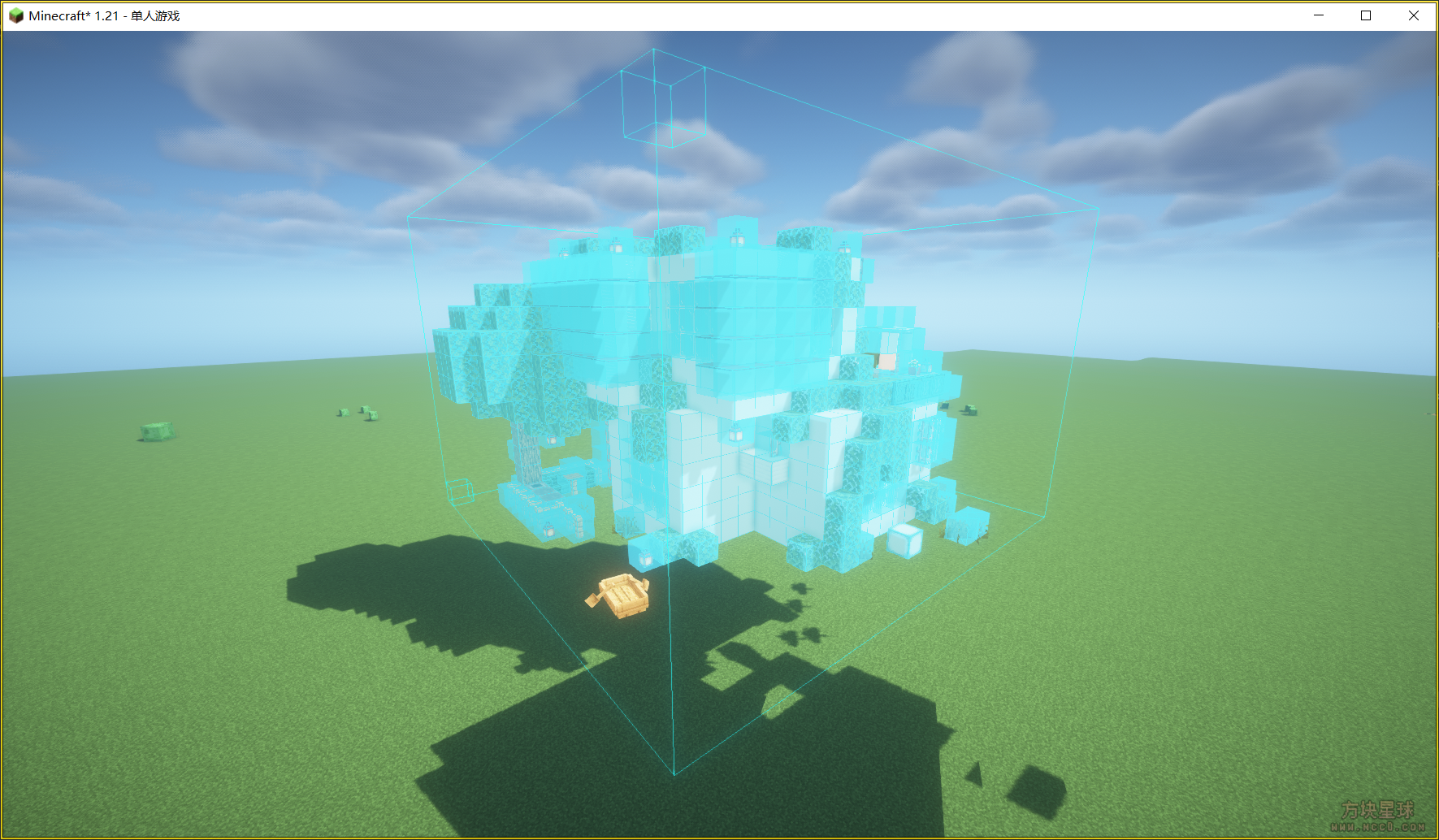 湖中别墅litematic投影-方块星球 - 我的世界论坛