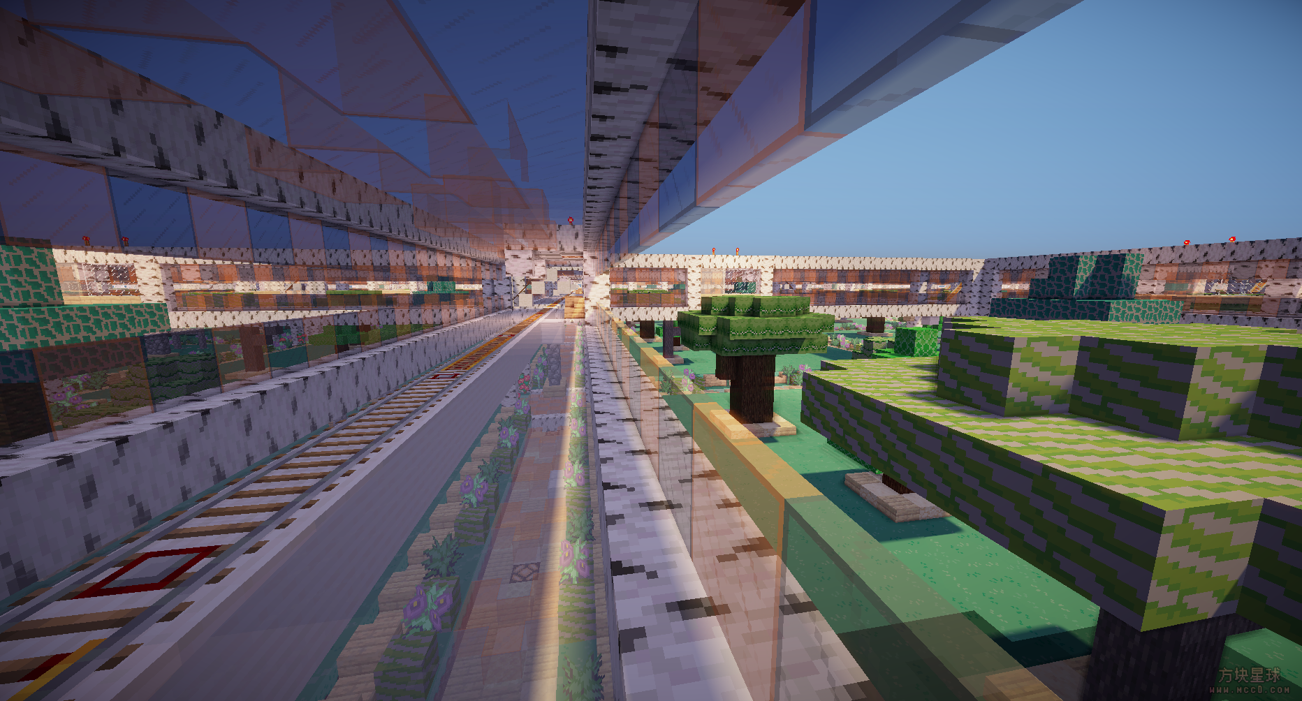 我的世界地皮模板-白桦木【地皮模板】-方块星球 - 我的世界论坛