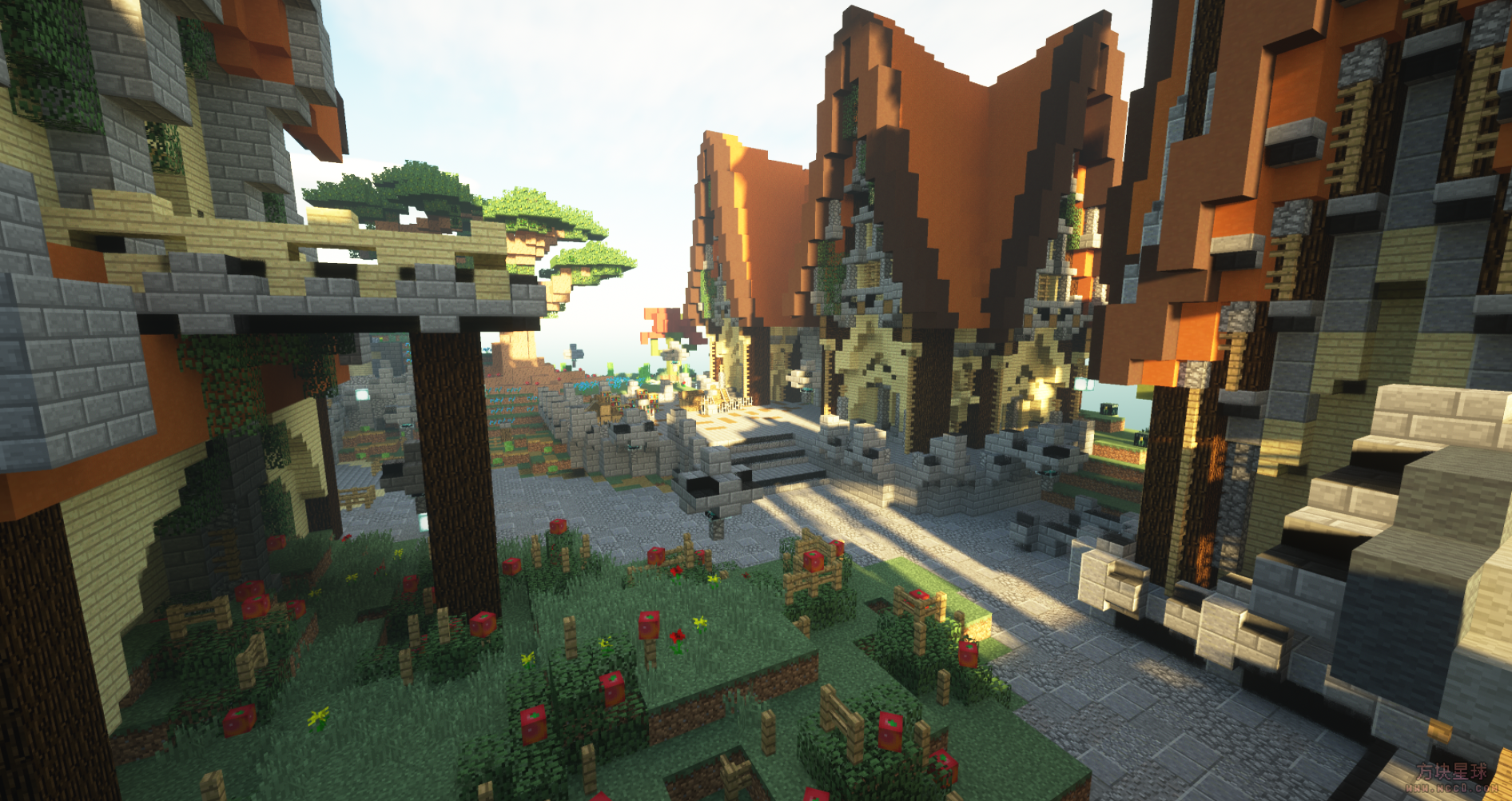 我的世界浮岛商店地图-方块星球 - 我的世界论坛